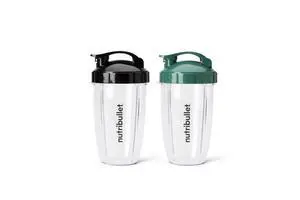 24 oz To-Go Cups and colored flip-top lids (Black/Green) 24 oz To-Go Cups and colored flip-top lids (Black/Green)
