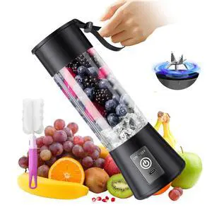 Portable Blender for Smoothie & Shakes - Upgraded Rechargeable Personal Size Blender, 380ml BPA Free Juice Cup & High Speed of 20,000 Rpm, Suit for Sports/Office/Home/Travel Portable Blender for Smoothie & Shakes - Upgraded Rechargeable Personal Size Blender, 380ml BPA Free Juice Cup & High Speed of 20,000 Rpm, Suit for Sports/Office/Home/Travel