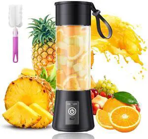 Portable Personal Size Mini Blender - 2026 Upgraded Cordless Blender for Smoothies & Shakes, Type-C Rechargeable, 380Ml Traveling BAP Free Cup for Sports/Home, 20000Rpm/Min Speed Portable Personal Size Mini Blender - 2026 Upgraded Cordless Blender for Smoothies & Shakes, Type-C Rechargeable, 380Ml Traveling BAP Free Cup for Sports/Home, 20000Rpm/Min Speed