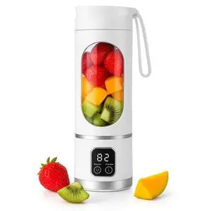 Portable Blender for Shakes and Smoothies 12 Blades, 450ml Travel Cup, USB-C Rechargeable Mini Juicer, Ice Crush Power, Personal Smoothie Blender for Protein Shakes, Gym, Office & Travel Portable Blender for Shakes and Smoothies 12 Blades, 450ml Travel Cup, USB-C Rechargeable Mini Juicer, Ice Crush Power, Personal Smoothie Blender for Protein Shakes, Gym, Office & Travel