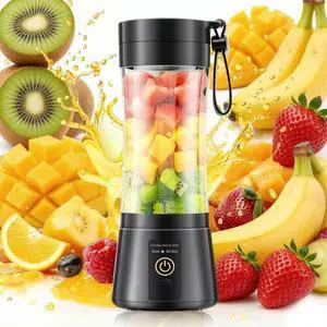 Portable Blender, Cordless Personal Smoothie Blender with USB Rechargeable & 6 Blades, Compact Mini Juicer Powerful Blending for Shakes/Fruits/Veggies/Travel/Home/Office/Gym/Camping Portable Blender, Cordless Personal Smoothie Blender with USB Rechargeable & 6 Blades, Compact Mini Juicer Powerful Blending for Shakes/Fruits/Veggies/Travel/Home/Office/Gym/Camping
