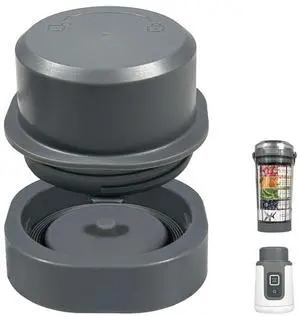 Blade Cover and Vessel Cap for Ninja Blast, Portable Blender BC100 & BC151 Series, Ninja Accessories, 2-in-1 Replacement Parts, Food Grade, Leakproof, Dishwasher Safe, grey Blade Cover and Vessel Cap for Ninja Blast, Portable Blender BC100 & BC151 Series, Ninja Accessories, 2-in-1 Replacement Parts, Food Grade, Leakproof, Dishwasher Safe, grey