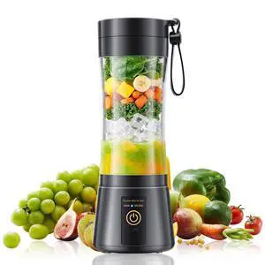 Cordless Portable Personal Size Blender - Small Blender for Smoothies and Shakes, 6 Blades with 380Ml BPA Free Juice Cup, Freshly Squeezed for Picnic/Sports Cordless Portable Personal Size Blender - Small Blender for Smoothies and Shakes, 6 Blades with 380Ml BPA Free Juice Cup, Freshly Squeezed for Picnic/Sports