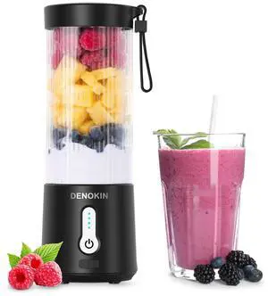 Portable Blender 16oz Vessel, Cordless Personal Size Small Blender for Shakes and Smoothies with 6 Blade for Kitchen, Home, Travel Portable Blender 16oz Vessel, Cordless Personal Size Small Blender for Shakes and Smoothies with 6 Blade for Kitchen, Home, Travel