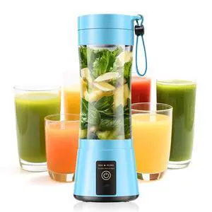 Portable Blender for Smoothies & Shakes - Cordless Personal Size Blender with 6 Blades, 380Ml Juice Cup, Lightweight & Rechargeable, Freshly Squeezed for Picnic/Sports/Office Portable Blender for Smoothies & Shakes - Cordless Personal Size Blender with 6 Blades, 380Ml Juice Cup, Lightweight & Rechargeable, Freshly Squeezed for Picnic/Sports/Office
