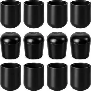 Metal Folding Chair Leg Caps, 7/8 Inch, Black Chair Caps, 12 Pack Metal Folding Chair Leg Caps, 7/8 Inch, Black Chair Caps, 12 Pack