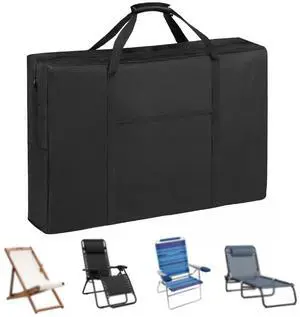 Heavy Duty Folding Chair Storage Bag | Upgrade Large Water-Resistant Carry Bag for Longue,Beach,Wheelchair,Camping,Director Chair-43 L x 9.8" W x 29.5" H Heavy Duty Folding Chair Storage Bag | Upgrade Large Water-Resistant Carry Bag for Longue,Beach,Wheelchair,Camping,Director Chair-43 L x 9.8" W x 29.5" H