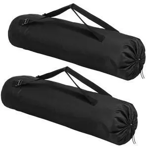 2 Pack 43.3×13.7 Inches Heavy Duty Camping Chair Replacement Bag Large Folding Chair Carry Bag with Adjustable Shoulder Strap Oxford Cloth Storage Tent Bag for Outdoor Camping Travel Sports (Black) 2 Pack 43.3×13.7 Inches Heavy Duty Camping Chair Replacement Bag Large Folding Chair Carry Bag with Adjustable Shoulder Strap Oxford Cloth Storage Tent Bag for Outdoor Camping Travel Sports (Black)