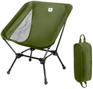 Ultralight Camping Chair, Portable Folding Backpacking Chair with Carry Bag, Breathable Mesh Seat, Aluminum Frame Supports 330 lbs for Camping, Hiking, Beach(Green) Ultralight Camping Chair, Portable Folding Backpacking Chair with Carry Bag, Breathable Mesh Seat, Aluminum Frame Supports 330 lbs for Camping, Hiking, Beach(Green)
