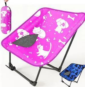 Youth and Kids Camping Chair | Ultra Lightweight, Foldable and Heavy Duty | Ideal Indoor/Outdoor Kid Chair for Camping, Beach, Sports and Lawn (Pink) Youth and Kids Camping Chair | Ultra Lightweight, Foldable and Heavy Duty | Ideal Indoor/Outdoor Kid Chair for Camping, Beach, Sports and Lawn (Pink)