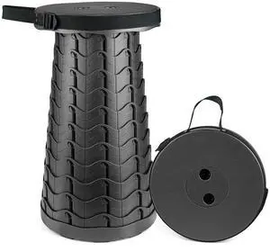 Upgraded Collapsible Stool for Adults, Portable Telescoping Foldable Seats Retractable Chair for Camping Garden Hiking Travel, Adjustable Telescopic Stool Max Load 400lbs Upgraded Collapsible Stool for Adults, Portable Telescoping Foldable Seats Retractable Chair for Camping Garden Hiking Travel, Adjustable Telescopic Stool Max Load 400lbs