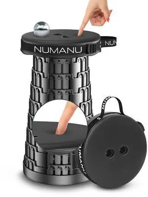 2026 Upgraded Padded Collapsible Stool, Max 620lbs 2.5"-18" H Adjustable Portable Folding Stool for Adults, Retractable Foldable Telescopic Seat Camping Chair or Footrest 2026 Upgraded Padded Collapsible Stool, Max 620lbs 2.5"-18" H Adjustable Portable Folding Stool for Adults, Retractable Foldable Telescopic Seat Camping Chair or Footrest