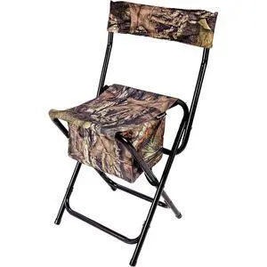 Hunting Foldable Design Portable Lightweight High-Back Blind Chair with Backrest, Mossy Oak Break-up Country Hunting Foldable Design Portable Lightweight High-Back Blind Chair with Backrest, Mossy Oak Break-up Country