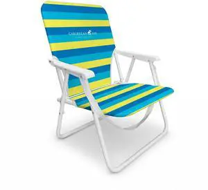 Folding Beach Chair, 1 Position Lightweight and Portable Foldable Outdoor Camping Accessories with Carry Strap (Bold Stripe, 200lbs Capacity) Folding Beach Chair, 1 Position Lightweight and Portable Foldable Outdoor Camping Accessories with Carry Strap (Bold Stripe, 200lbs Capacity)