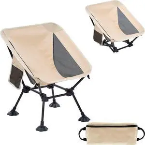 Camping Ultralight Chair,Folding Compact Chair with Anti-Sinking Large Feet and Storage Bag,Backpack Chair for Hiking,Travel,Beach Camping Ultralight Chair,Folding Compact Chair with Anti-Sinking Large Feet and Storage Bag,Backpack Chair for Hiking,Travel,Beach