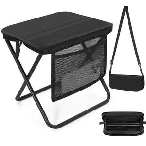 Portable Folding Camp Stool with Side Pocket, Lightweight Foldable Camping Stool for Adults, Backpacking Travel Fishing Stool Mini Chair, Compact Folding Seat with Storage Bag Portable Folding Camp Stool with Side Pocket, Lightweight Foldable Camping Stool for Adults, Backpacking Travel Fishing Stool Mini Chair, Compact Folding Seat with Storage Bag