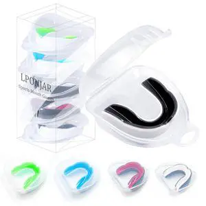 5 Pack Toddler Kids Youth Moldable Sports Mouth Guard with Case 5 Pack Toddler Kids Youth Moldable Sports Mouth Guard with Case