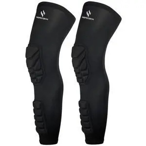 Knee Calf Padded 2 Pack Compression Leg Sleeve Shin Protective Support Knee Calf Padded 2 Pack Compression Leg Sleeve Shin Protective Support
