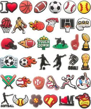 sports Balls Shoe Charms for Boys,Basketball Soccer Football Baseball Softball Hockey Shoe Decorations for Bracelet Clog,Cute Pins Accessories for Kids,Teens,Men,Adults Party Favors Gift sports Balls Shoe Charms for Boys,Basketball Soccer Football Baseball Softball Hockey Shoe Decorations for Bracelet Clog,Cute Pins Accessories for Kids,Teens,Men,Adults Party Favors Gift