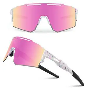 Sport Sunglasses for Men and Women,HD PC Lens UV400 Protection | Sun Glasses for Running Cycling Baseball Fishing Golf Hiking,Non-slip Rubber Legs Lightweight Design Sport Sunglasses for Men and Women,HD PC Lens UV400 Protection | Sun Glasses for Running Cycling Baseball Fishing Golf Hiking,Non-slip Rubber Legs Lightweight Design