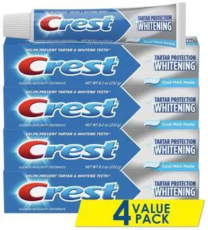 Tartar Protection Whitening Cool Mint Flavor Toothpaste 8.2 Oz (Pack of 4) Tartar Protection Whitening Cool Mint Flavor Toothpaste 8.2 Oz (Pack of 4)