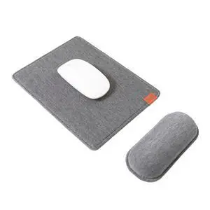 Detachable Ergonomic Mouse Pad with Wrist Rest Support, Adjustable Placement for Pain Relief, Non-Slip Base, for Computer & Laptop, Office Desk Accessories, 9.7 x 7.3 in (Dark Grey) Detachable Ergonomic Mouse Pad with Wrist Rest Support, Adjustable Placement for Pain Relief, Non-Slip Base, for Computer & Laptop, Office Desk Accessories, 9.7 x 7.3 in (Dark Grey)