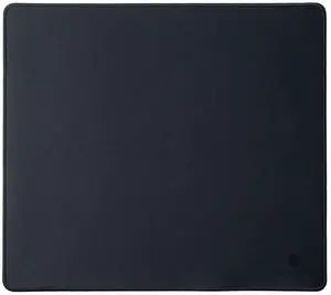 Large Gaming Mouse Pad 17.7 × 15.7 inch (450 × 400 mm), Ample Space for Mouse Movement, Smooth Micro-Weave Surface for Optical Mice, Non-Slip Rubber Base, Stitched Edges - Black Large Gaming Mouse Pad 17.7 × 15.7 inch (450 × 400 mm), Ample Space for Mouse Movement, Smooth Micro-Weave Surface for Optical Mice, Non-Slip Rubber Base, Stitched Edges - Black