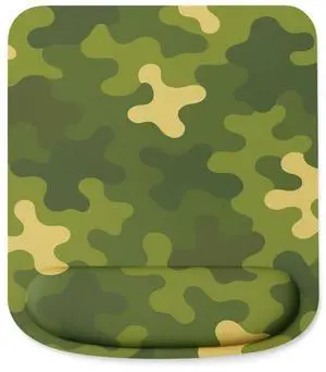 Ergonomic Memory Foam Mouse Pad with Wrist Support, Orange, Ultra-Smooth Surface, Anti-Slip Base (Camo, Medium) Ergonomic Memory Foam Mouse Pad with Wrist Support, Orange, Ultra-Smooth Surface, Anti-Slip Base (Camo, Medium)