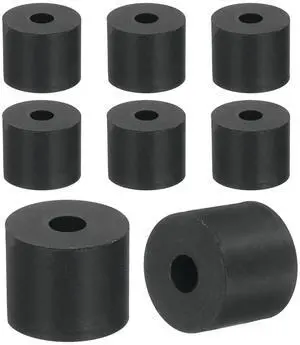 18Pcs Thick Rubber Spacer, 11/16 Inch OD x 1/4 Inch ID x 9/16 Inch Thickness Round Rubber Bushings Anti Vibration Flat Spacer Washers for Home Industrial Machinery 18Pcs Thick Rubber Spacer, 11/16 Inch OD x 1/4 Inch ID x 9/16 Inch Thickness Round Rubber Bushings Anti Vibration Flat Spacer Washers for Home Industrial Machinery