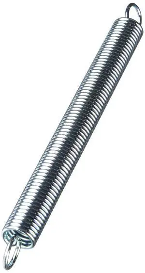 SP 9671 Extension Spring, Spring Steel Construction, Nickel-Plated Finish, 0.072 GA x 9/16 In. x 6 In., Closed Single Loop (2 Pack) SP 9671 Extension Spring, Spring Steel Construction, Nickel-Plated Finish, 0.072 GA x 9/16 In. x 6 In., Closed Single Loop (2 Pack)
