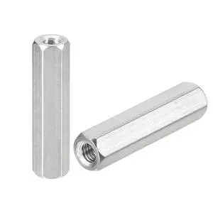 M6 x 1-Pitch 50mm Length Coupling Nuts, 8pcs 304 Stainless Steel Metric Hex Rod Coupling Nuts M6 x 1-Pitch 50mm Length Coupling Nuts, 8pcs 304 Stainless Steel Metric Hex Rod Coupling Nuts