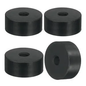 4Pcs Thick Rubber Spacer, 2 Inch OD x 1/2 Inch ID x 13/16 Inch Thickness Round Rubber Bushings Anti Vibration Flat Spacer Washers for Home Industrial Machinery 4Pcs Thick Rubber Spacer, 2 Inch OD x 1/2 Inch ID x 13/16 Inch Thickness Round Rubber Bushings Anti Vibration Flat Spacer Washers for Home Industrial Machinery