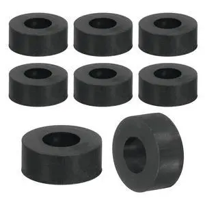 36Pcs Thick Rubber Spacer, 13/16 Inch OD x 3/8 Inch ID x 5/16 Inch Thickness Round Rubber Bushings Anti Vibration Flat Spacer Washers for Home Industrial Machinery 36Pcs Thick Rubber Spacer, 13/16 Inch OD x 3/8 Inch ID x 5/16 Inch Thickness Round Rubber Bushings Anti Vibration Flat Spacer Washers for Home Industrial Machinery
