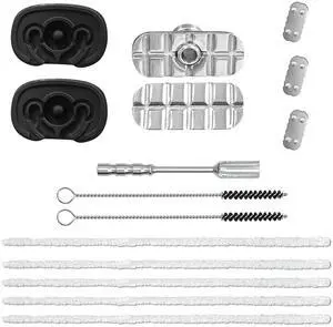 3 Pieces Screens and 2 Mouthpiece Compatible Accessories, 5+2 Cleaning Kits and Adjustable Sandwich Pusher 3D Bottom Hardware Set and 1 Spoon Replacement Accessories Parts 3 Pieces Screens and 2 Mouthpiece Compatible Accessories, 5+2 Cleaning Kits and Adjustable Sandwich Pusher 3D Bottom Hardware Set and 1 Spoon Replacement Accessories Parts