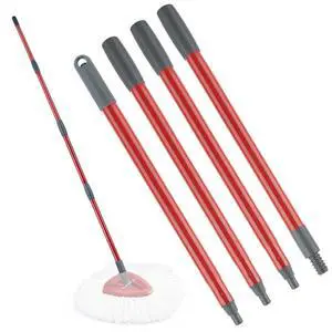 Spin Mop Handle for O-Cedar EasyWring/RinseClean, 30-58 in, 4-Section Spin Mop Handle for O-Cedar EasyWring/RinseClean, 30-58 in, 4-Section