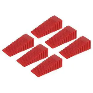 6 Pcs Door Stoppers for Bottom of Door, 28mm/1.10 Inch Door Stops, Rubber Door Stopper Wedge Anti Slip, Window Stopper Door Stackable, Red 6 Pcs Door Stoppers for Bottom of Door, 28mm/1.10 Inch Door Stops, Rubber Door Stopper Wedge Anti Slip, Window Stopper Door Stackable, Red