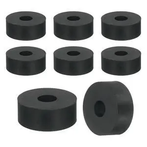12Pcs Thick Rubber Spacer, 1 Inch OD x 3/8 Inch ID x 3/8 Inch Thickness Round Rubber Bushings Anti Vibration Flat Spacer Washers for Home Industrial Machinery 12Pcs Thick Rubber Spacer, 1 Inch OD x 3/8 Inch ID x 3/8 Inch Thickness Round Rubber Bushings Anti Vibration Flat Spacer Washers for Home Industrial Machinery