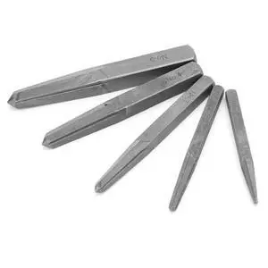 5pc Straight Fluted Screw Extractor Set - Broken Bolt Removal Tool Square Type Easy Out Bolt Extractor Set for Broken Bolt Thread Repair, Carbon Stee 5pc Straight Fluted Screw Extractor Set - Broken Bolt Removal Tool Square Type Easy Out Bolt Extractor Set for Broken Bolt Thread Repair, Carbon Stee