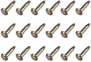 Small Nails (1.2x6mm) 300pcs, Carbon Steel Tiny Hardware Nails - for Household Woodworking, Bronze Tone Small Nails (1.2x6mm) 300pcs, Carbon Steel Tiny Hardware Nails - for Household Woodworking, Bronze Tone