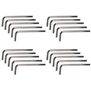 20PCS 4mm Hex Key Set, L-Shaped Allen Wrench, Metric Hexagon Head Tool for Furniture Assembly and Repair Tasks 20PCS 4mm Hex Key Set, L-Shaped Allen Wrench, Metric Hexagon Head Tool for Furniture Assembly and Repair Tasks