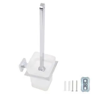 Euro Toilet Brush Holder - Polished Chrome Euro Toilet Brush Holder - Polished Chrome