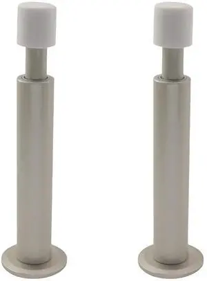 2PCS Flexible Door Stopper Silver Solid Long Door Top Household Hardware Tools Thickened Iron Bumper Rubber Head Accessories 2PCS Flexible Door Stopper Silver Solid Long Door Top Household Hardware Tools Thickened Iron Bumper Rubber Head Accessories