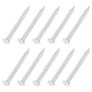 50Pcs Small Hardware Nails, 1.5 x 20mm 304 Stainless Steel Round Head Nail Common Finishing Nail for Household Woodworking Picture Hanging DIY Projects, Silver 50Pcs Small Hardware Nails, 1.5 x 20mm 304 Stainless Steel Round Head Nail Common Finishing Nail for Household Woodworking Picture Hanging DIY Projects, Silver