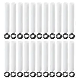 Garage Door Hinge Quiet Roller Sleeves Hardware Tools Roller and Shaft Gaskets for Quiet Garage Door Rollers Bearing Compatible with New Rollers or Rollers with Clean Stems (22Pcs) Garage Door Hinge Quiet Roller Sleeves Hardware Tools Roller and Shaft Gaskets for Quiet Garage Door Rollers Bearing Compatible with New Rollers or Rollers with Clean Stems (22Pcs)