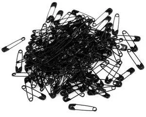 1000 Pack Safety Pins Exquisite 19mm Black Tone Metal Clothing Accessories Trimming Fastening Tool Findings Small Metallic Clip Buttons Fastener Tool Accessories 1000 Pack Safety Pins Exquisite 19mm Black Tone Metal Clothing Accessories Trimming Fastening Tool Findings Small Metallic Clip Buttons Fastener Tool Accessories