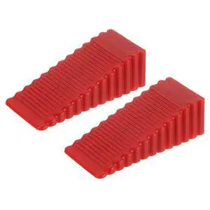2 Pcs Door Stoppers for Bottom of Door, 28mm/1.10 Inch Door Stops, Rubber Door Stopper Wedge Anti Slip, Window Stopper Door Stackable, Red 2 Pcs Door Stoppers for Bottom of Door, 28mm/1.10 Inch Door Stops, Rubber Door Stopper Wedge Anti Slip, Window Stopper Door Stackable, Red