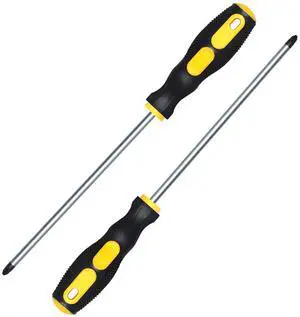 Phillips Screwdriver Set 2 PCS 6 inch Magnetic Tip 6mm PH2 Cross Head Screwdriver Phillips Screwdriver Set 2 PCS 6 inch Magnetic Tip 6mm PH2 Cross Head Screwdriver