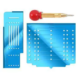 Cabinet Hardware Template&Center Punch for Handles Knobs Pulls Cabinet Hardware Template&Center Punch for Handles Knobs Pulls