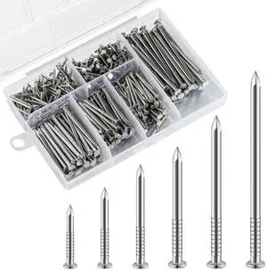 430pcs Stainless Steel 304 Nails Kit, Hanging Nails Kit, Wall Nails Kit, Dowels Kit, Long Nails Kit 430pcs Stainless Steel 304 Nails Kit, Hanging Nails Kit, Wall Nails Kit, Dowels Kit, Long Nails Kit