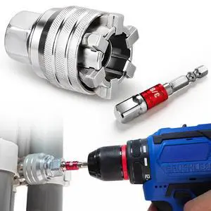 Adjustable Universal Socket Wrench 3/8" Drive, Multi-Function Power Drill Bit Adapter Fits 10-19mm Nuts, Auto Repair Tool for Ratchet, Impact Driver (2 Pack) Adjustable Universal Socket Wrench 3/8" Drive, Multi-Function Power Drill Bit Adapter Fits 10-19mm Nuts, Auto Repair Tool for Ratchet, Impact Driver (2 Pack)